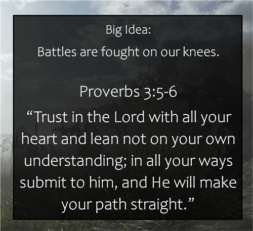 Proverbs 3: 5-6 